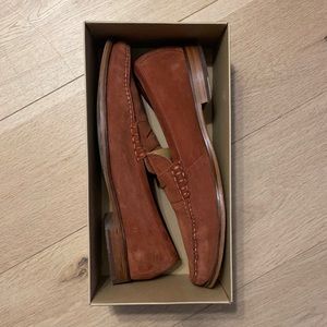 Cole Haan men’s suede handsewn loafers sz 12